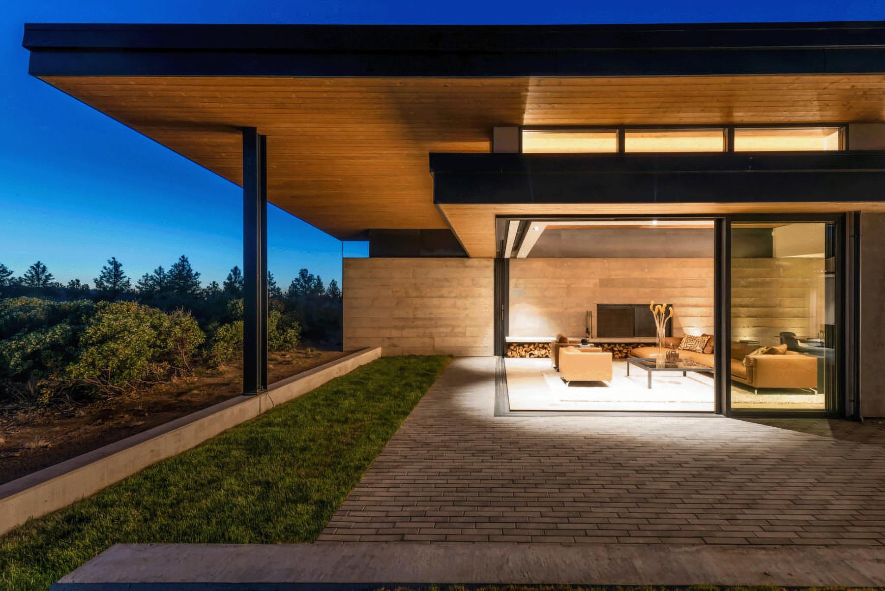 Solar design and biophilic design are the backbone of the High Desert Butterfly, a two-level custom home in Bend, Ore. Designed by Al Tozer and built by Copperline Homes, with J.S. Brown Design as interior designer and Ashley + Vance Engineering as structural engineer, the home features expansive glass walls and doors to maximize daylight, views, and indoor-outdoor living spaces.