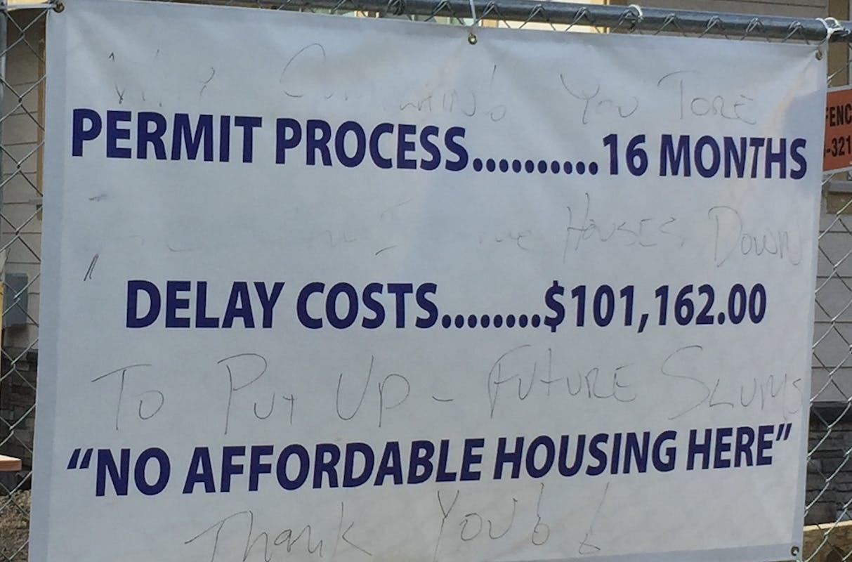 66fdbc79de5fd15047548424 Bannerhousingcostsupduetoregulationsdelaysnoafford