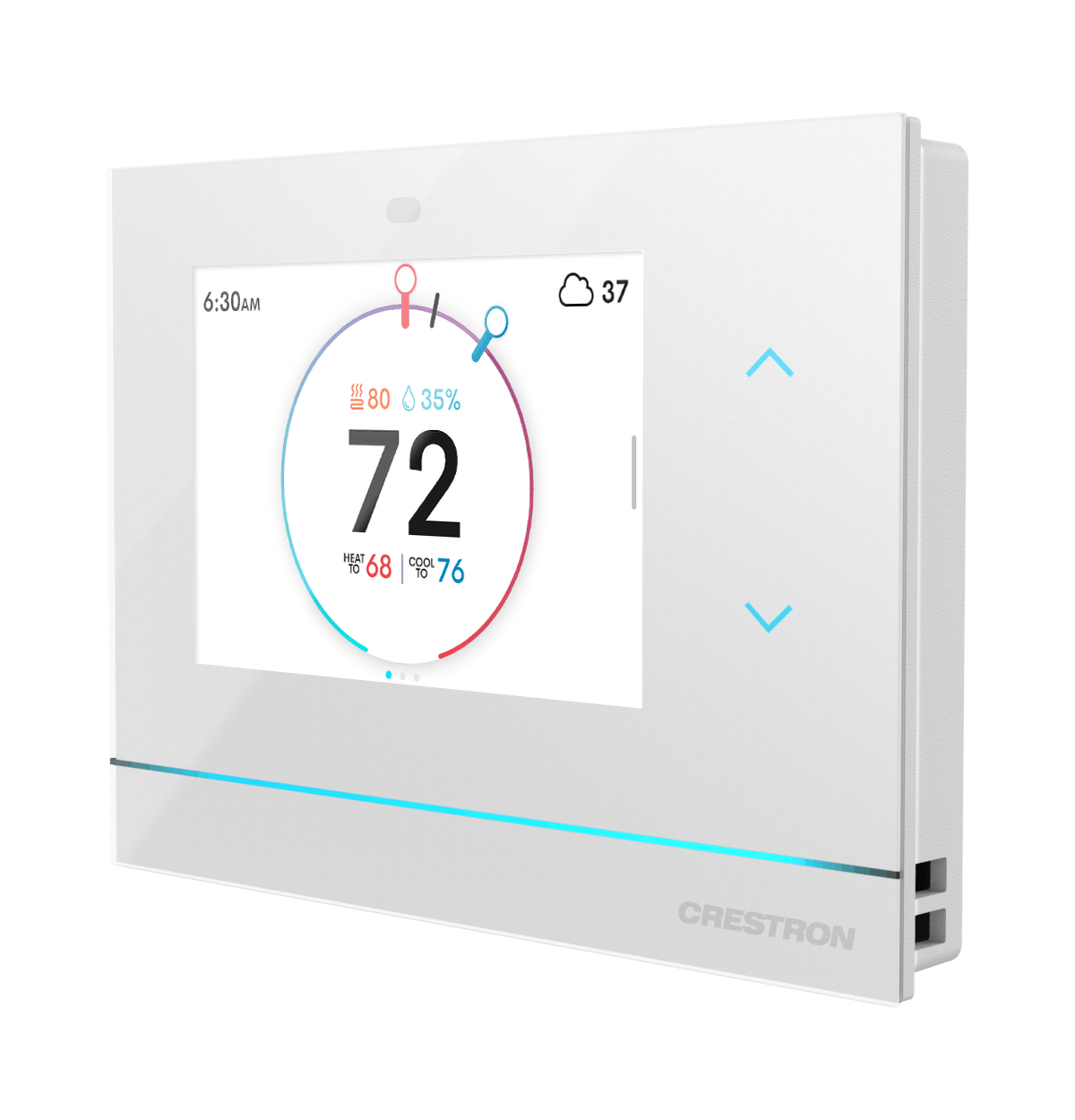 66fdcf8ea897b55d3cb21e65 Crestronhorizontouchscreensmartthermostatangledwhi