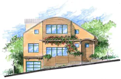 EDI International Oberlin Residence rendering EDI International Oberlin Residence rendering