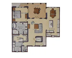 2019 Professional Builder Design Awards Silver Single Family 2001 to 3100 sf upper level plan 2019 Professional Builder Design Awards Silver Single Family 2001 to 3100 sf upper level plan