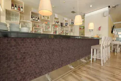 Emser tile Echo hexagon building with recycled materials Emser tile Echo hexagon building with recycled materials