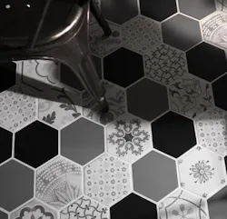 Nemo Tile and Stone Gramercy hexagon porcelain Nemo Tile and Stone Gramercy hexagon porcelain