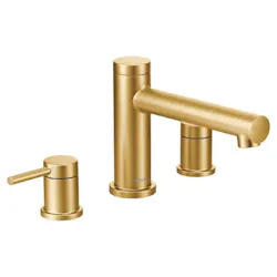 Moen Align gold modern bath faucet Moen Align gold modern bath faucet