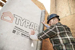 2 Typar air barrier Install 2 Typar air barrier Install