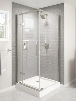 Delta shower door corner Delta shower door corner