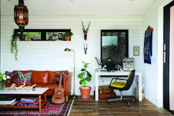 Kim Lewis home, salvaged wood floors Kim Lewis home, salvaged wood floors