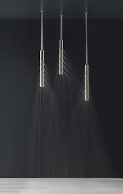 Zazzeri Z316 stainless steel collection ceiling mounted vertical shower Zazzeri Z316 stainless steel collection ceiling mounted vertical shower