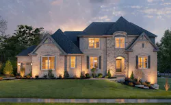 Home exterior of Drees Homes' Brennan D Home exterior of Drees Homes' Brennan D