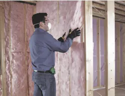 Installing fiberglass batt insulation in walls Installing fiberglass batt insulation in walls
