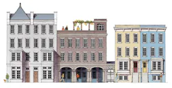 Washington Dc Terraced Townhouses Washington Dc Terraced Townhouses