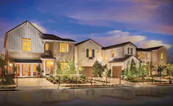 The New Home Company product, detached homes at Whitney at Bedford in Corona, California The New Home Company product, detached homes at Whitney at Bedford in Corona, California
