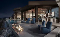 The New American Home outdoor living space The New American Home outdoor living space