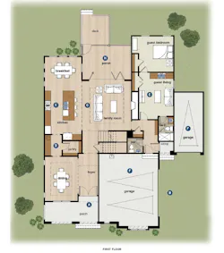 first floor plan of The Dartmouth luxury home designed by GMD Design Group first floor plan of The Dartmouth luxury home designed by GMD Design Group