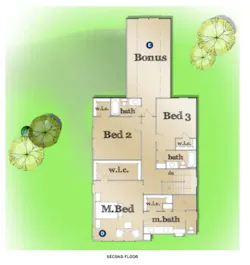 Cindy second floor house plan for small footprint by designer Todd Hallett Cindy second floor house plan for small footprint by designer Todd Hallett