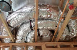 pinched dsucts in home HVAC are a common problem when HVAC subcontractors aren't involved in planning pinched dsucts in home HVAC are a common problem when HVAC subcontractors aren't involved in planning