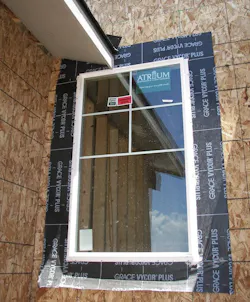 this incorrect window flashing and roof edge termination detail that will result in leaks this incorrect window flashing and roof edge termination detail that will result in leaks