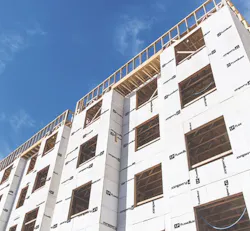 LP FlameBlock fire-resistant sheathing LP FlameBlock fire-resistant sheathing