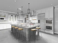 kitchen rendering created using SoftPlan architectural design software kitchen rendering created using SoftPlan architectural design software