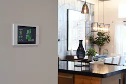 Touchscreen home automation wall mounted control Touchscreen home automation wall mounted control