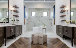 Bathroom At The Carleton, Fort Myers, Fla Bathroom At The Carleton, Fort Myers, Fla