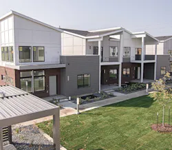 Hubbell Homes' Gray's Station home design, exterior Hubbell Homes' Gray's Station home design, exterior