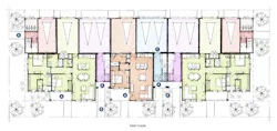 DTJ Design's Rendezvous Condos first floor plan DTJ Design's Rendezvous Condos first floor plan