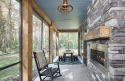 Calming blue for porch and kitchen Calming blue for porch and kitchen