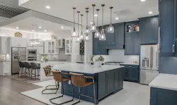 Kitchen in new-home design center Kitchen in new-home design center