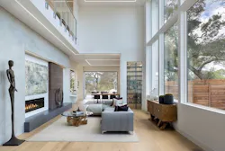 Veev prefab living room, interior Veev prefab living room, interior