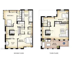 LCRA Villas at Ambassador townhomes, floor plans LCRA Villas at Ambassador townhomes, floor plans