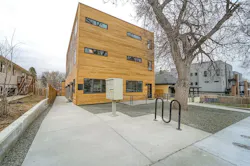 Successful panelized housing project Successful panelized housing project