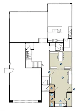 Flex/Gen floor plan Flex/Gen floor plan