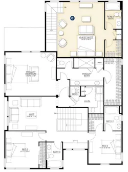 Ridgegate plan 4 second floor guest suite Ridgegate plan 4 second floor guest suite