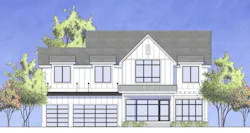 Modern Farmhouse custom home front elevation Modern Farmhouse custom home front elevation