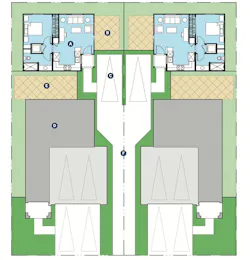 Smart ADU and primary house floor plan Smart ADU and primary house floor plan