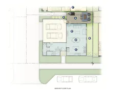 Floor plan for Solana Plan 4 designed by Kevin L. Crook Architect Floor plan for Solana Plan 4 designed by Kevin L. Crook Architect