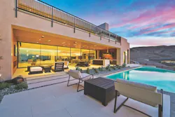 View of TNAH 2023 from lawn into pool deck View of TNAH 2023 from lawn into pool deck