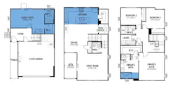 Floor plans for the Lofts at Haven attainable starter homes Floor plans for the Lofts at Haven attainable starter homes