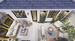 Kevin L. Crook Architect's design for an ADU, outdoor living space Kevin L. Crook Architect's design for an ADU, outdoor living space