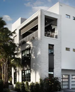 Stone veneer from Environmental StoneWorks on the exterior of The New American Home 2021 Stone veneer from Environmental StoneWorks on the exterior of The New American Home 2021