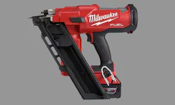Milwaukee Tool M-18 Fuel 30-degree framing nailer Milwaukee Tool M-18 Fuel 30-degree framing nailer