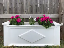Simple Ways to Add Polish to Outdoor Living Spaces, Boral Building Products, ConstructUtopia.com Kleer Large Flower Box Simple Ways to Add Polish to Outdoor Living Spaces, Boral Building Products, ConstructUtopia.com Kleer Large Flower Box