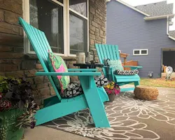 Simple Ways to Add Polish to Outdoor Living Spaces, Boral Building Products, ConstructUtopia.com Kleer Adirondack Chair Simple Ways to Add Polish to Outdoor Living Spaces, Boral Building Products, ConstructUtopia.com Kleer Adirondack Chair