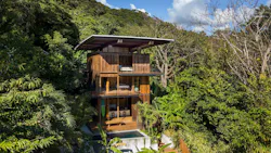 Costa Rica Treehouse View of exterior elevation Costa Rica Treehouse View of exterior elevation