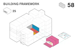 Modular apartment building with shipping containers Modular apartment building with shipping containers