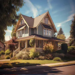 AI generated typical home in Oregon AI generated typical home in Oregon