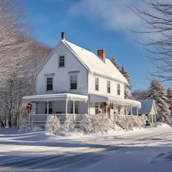 AI generated typical home in Maine AI generated typical home in Maine