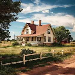 AI generated typical home in South Dakota AI generated typical home in South Dakota