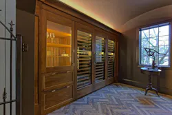 SubZero wine cooler cellar SubZero wine cooler cellar